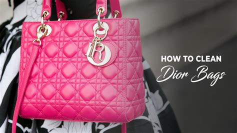 how to clean dior fabric bag|Dior bag cleaning instructions.